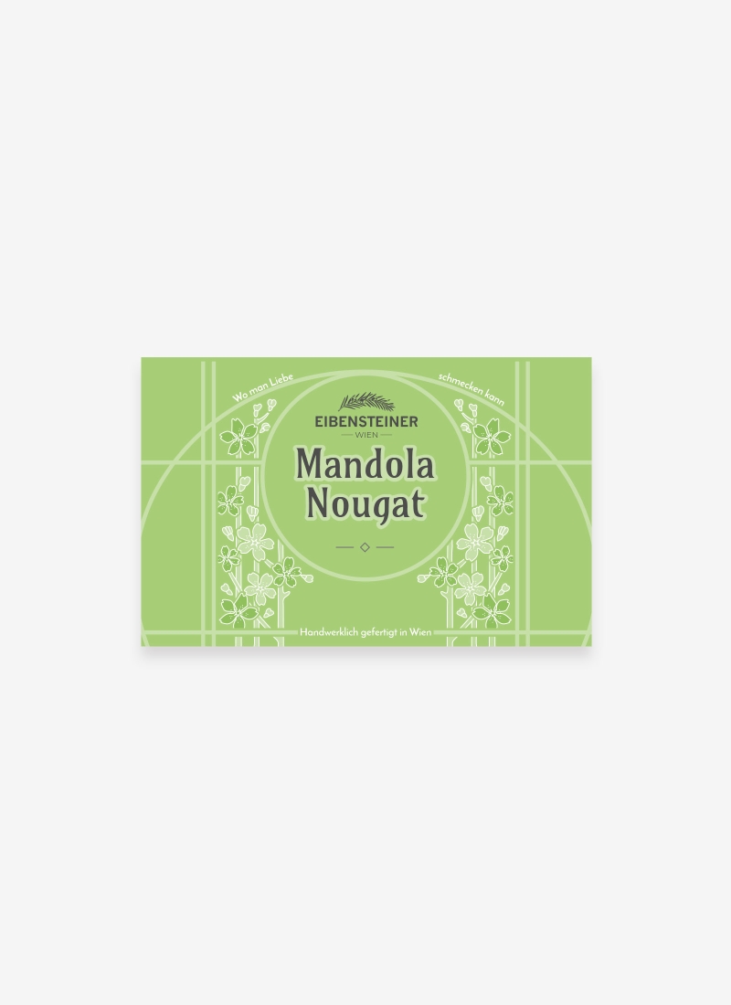 Mandola Nougat Schachtel grün