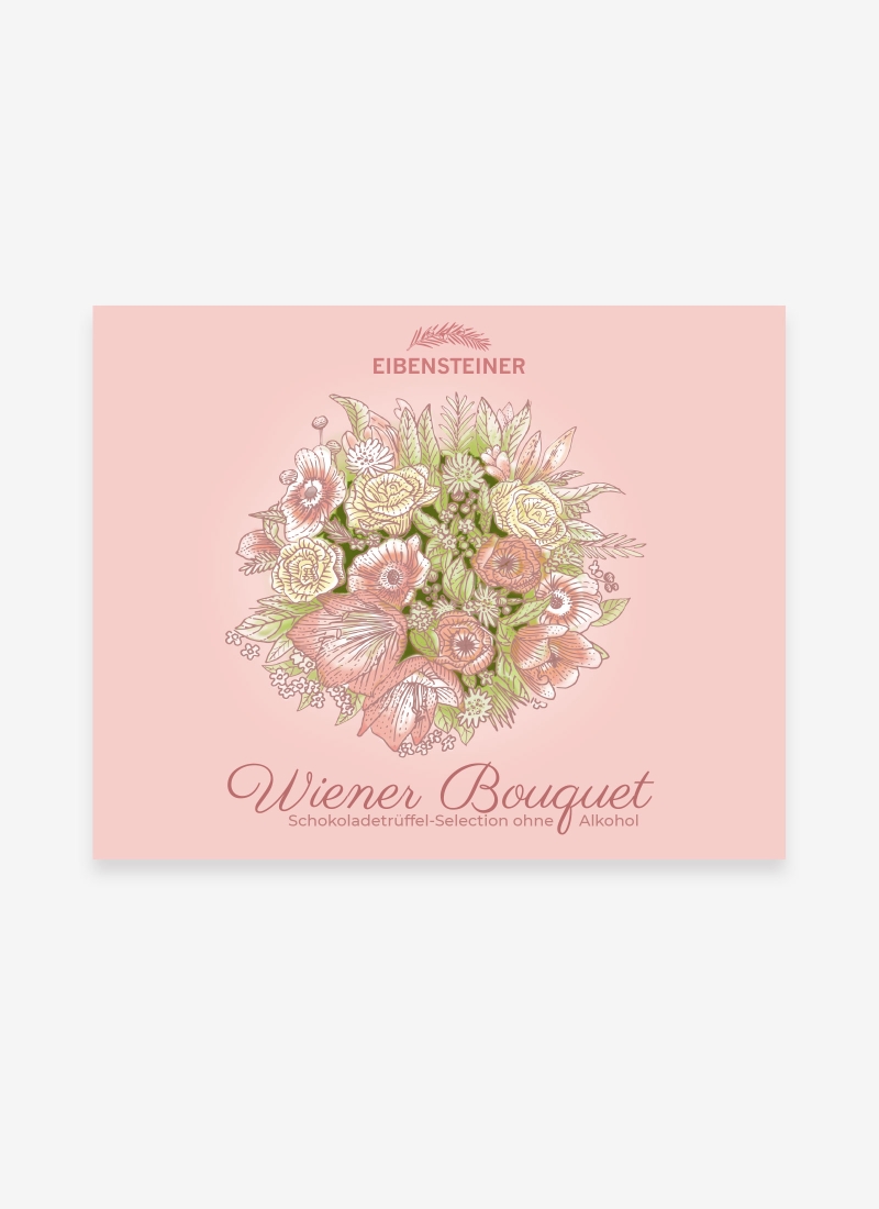 Wiener Bouquet schachtel Rosa