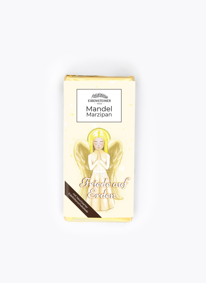 Engel-Marzipan in Edelbitterschokolade